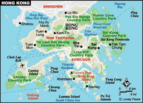 hong kong New Territories map