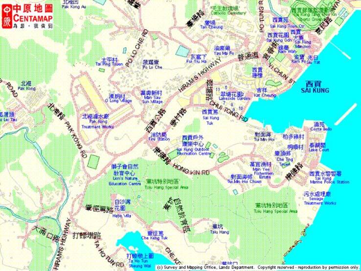 Sai Kung map