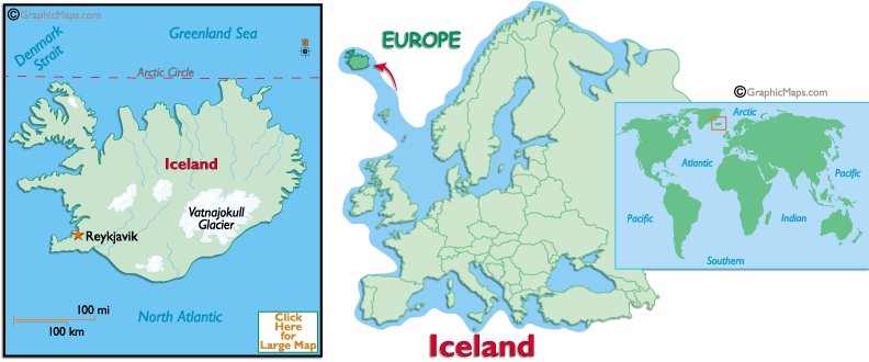 MAP OF ICELAND