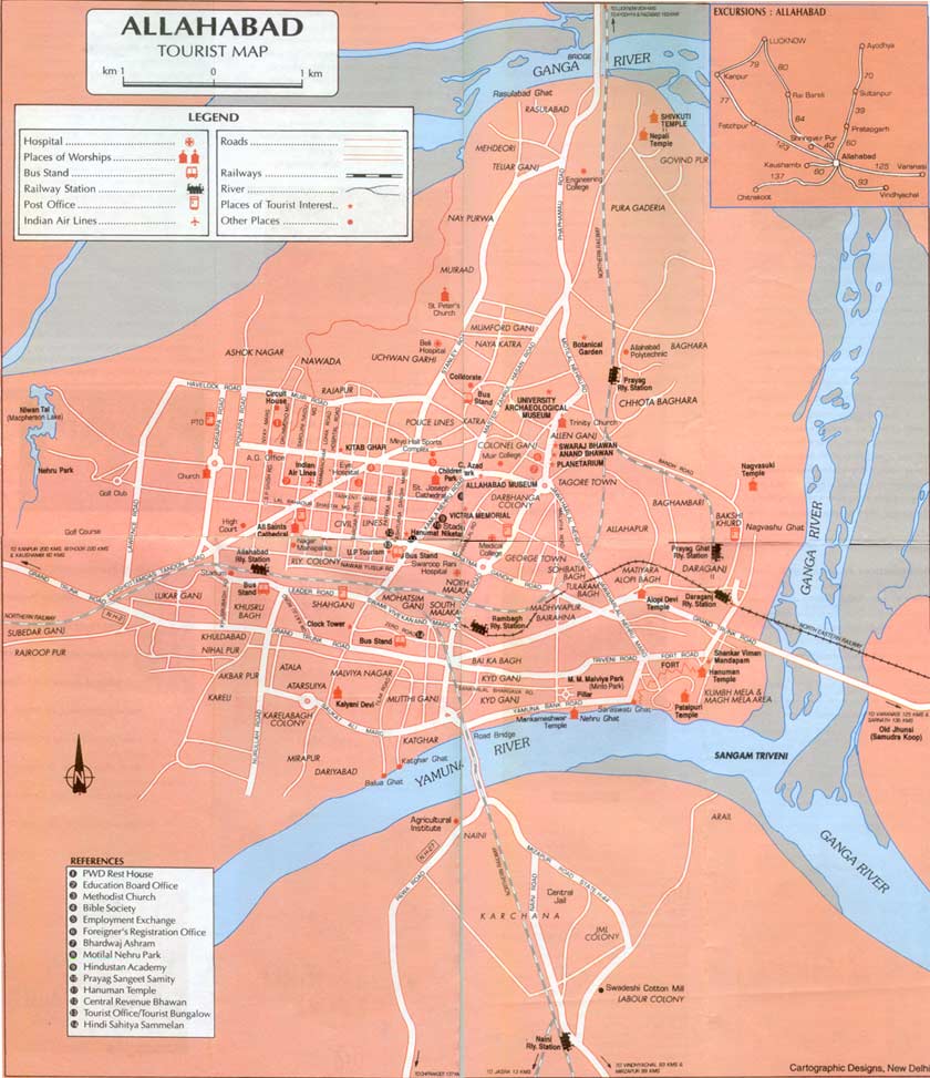 Allahabad map