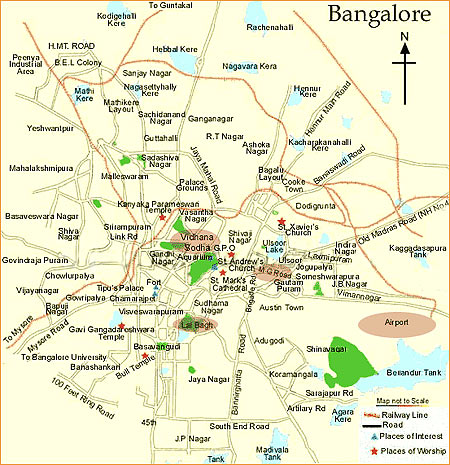 Wikimapia Bangalore City Map Bangalore Map