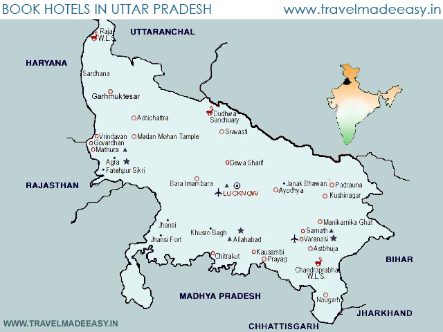 Benares pradesh map