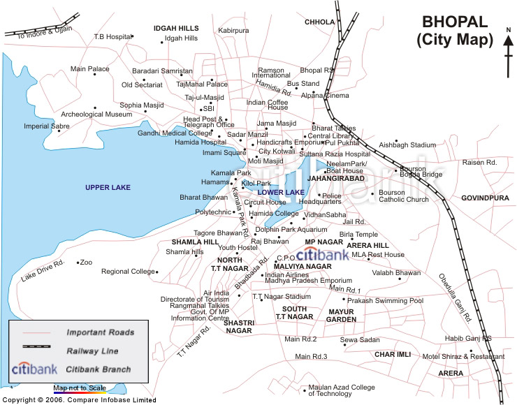 bhopal city map
