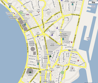 Bombay street map
