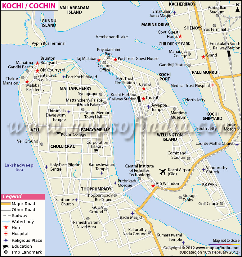 Cochin Map 