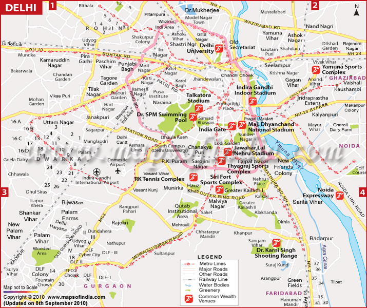 New Delhi Map Pdf Delhi Map