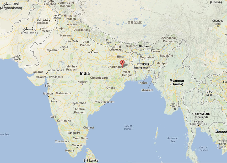 map of Dhanbad india