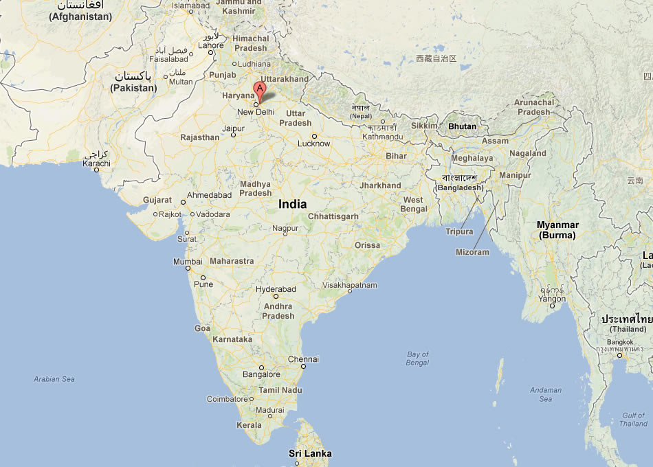 map of Ghaziabad india