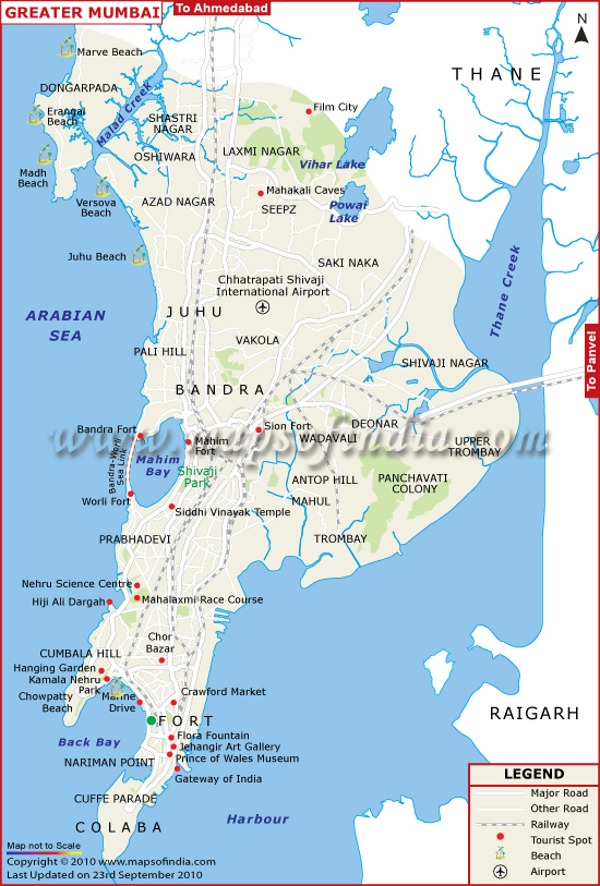 greater mumbai map