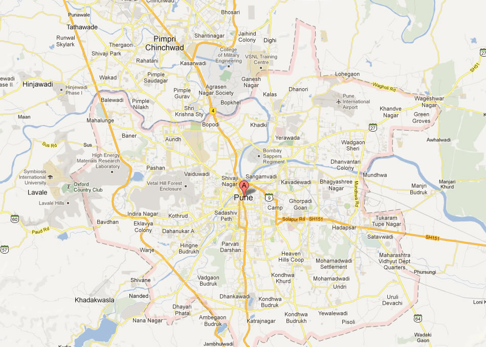 map of Poona