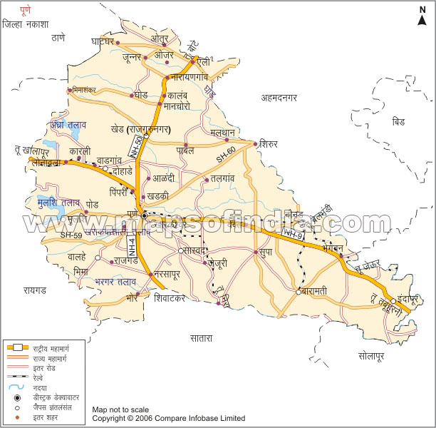 pune map indian
