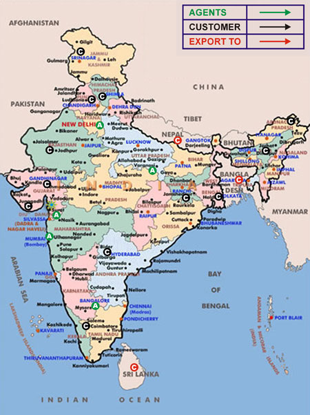 map india surat