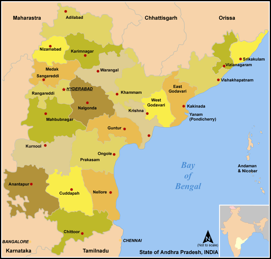 Vishakhapatnam district map
