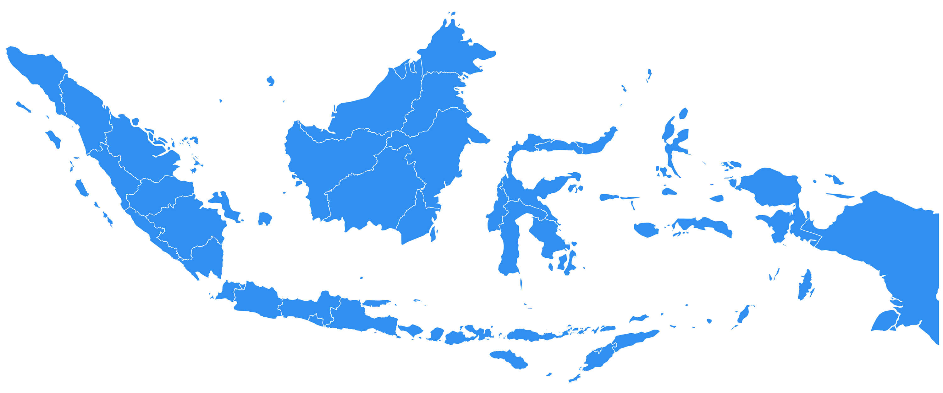 Indonesia Blank Map