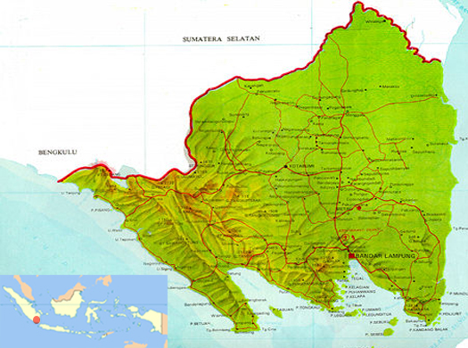 Bandar Lampung Map Bandar Lampung Map