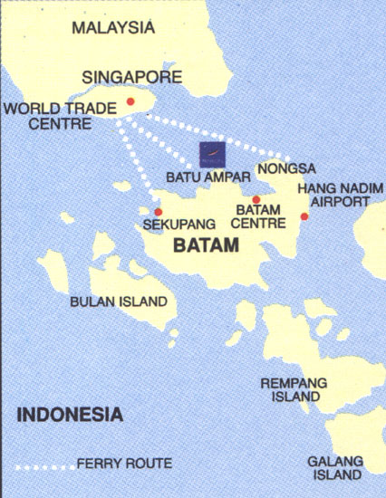 Batam map