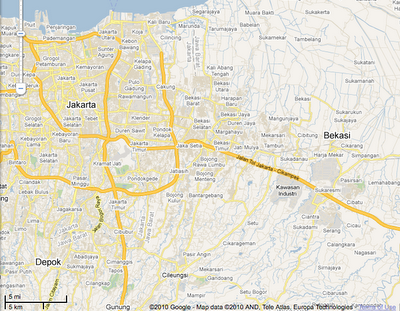 Bekasi Map