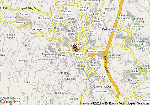 Bogor city map
