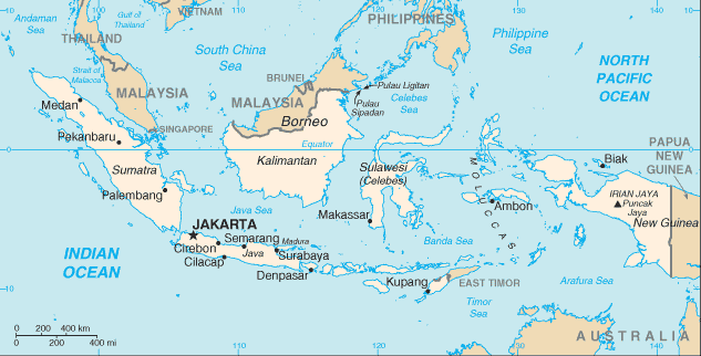 indonesia maps