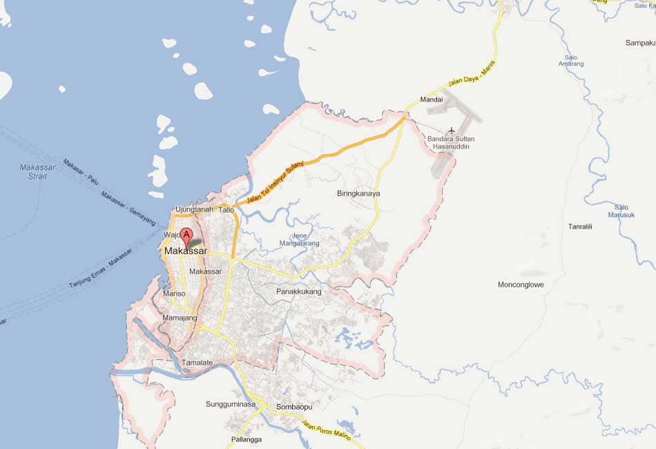 map of Makassar