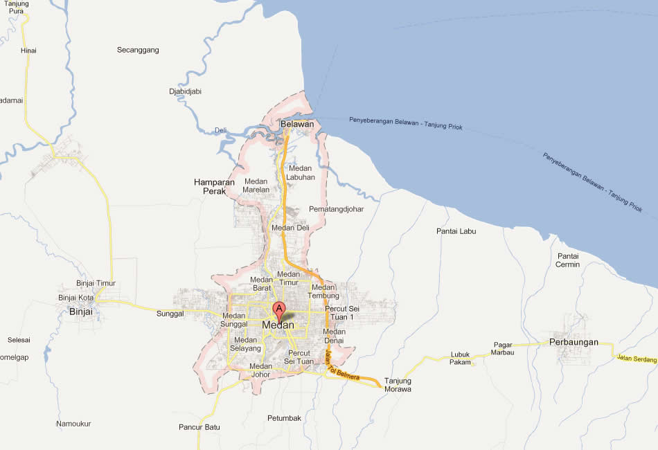 map of Medan