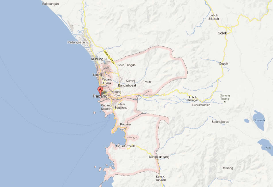 map of Padang