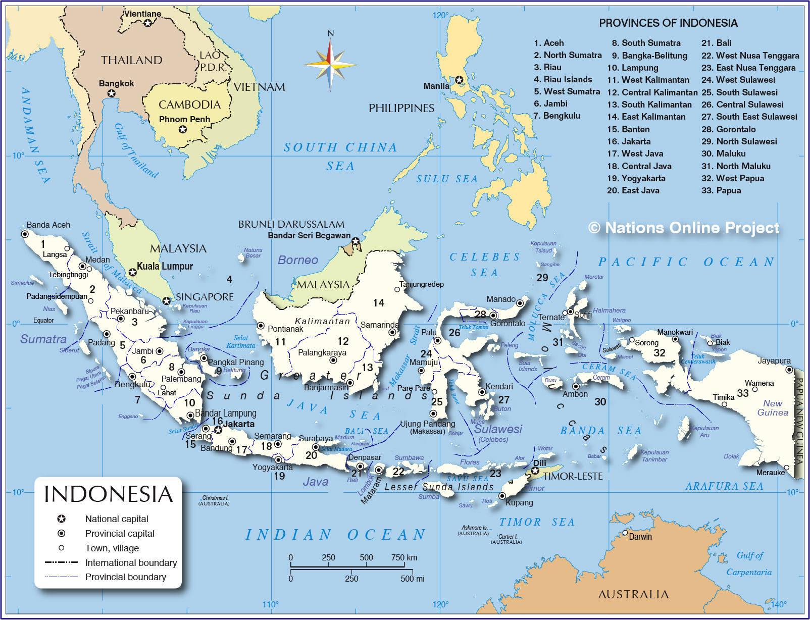 indonesia admin map Palembang
