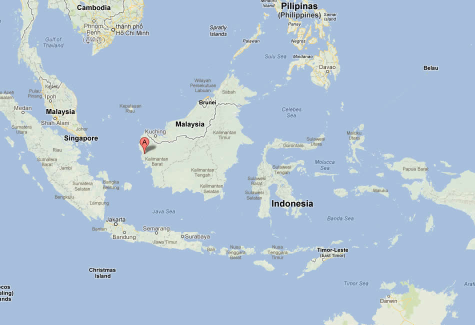 Pontianak Map Pontianak Map