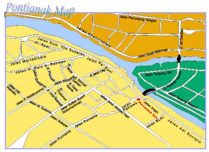 Pontianak map