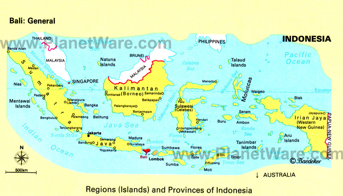 Indonesia Map - Indonesia