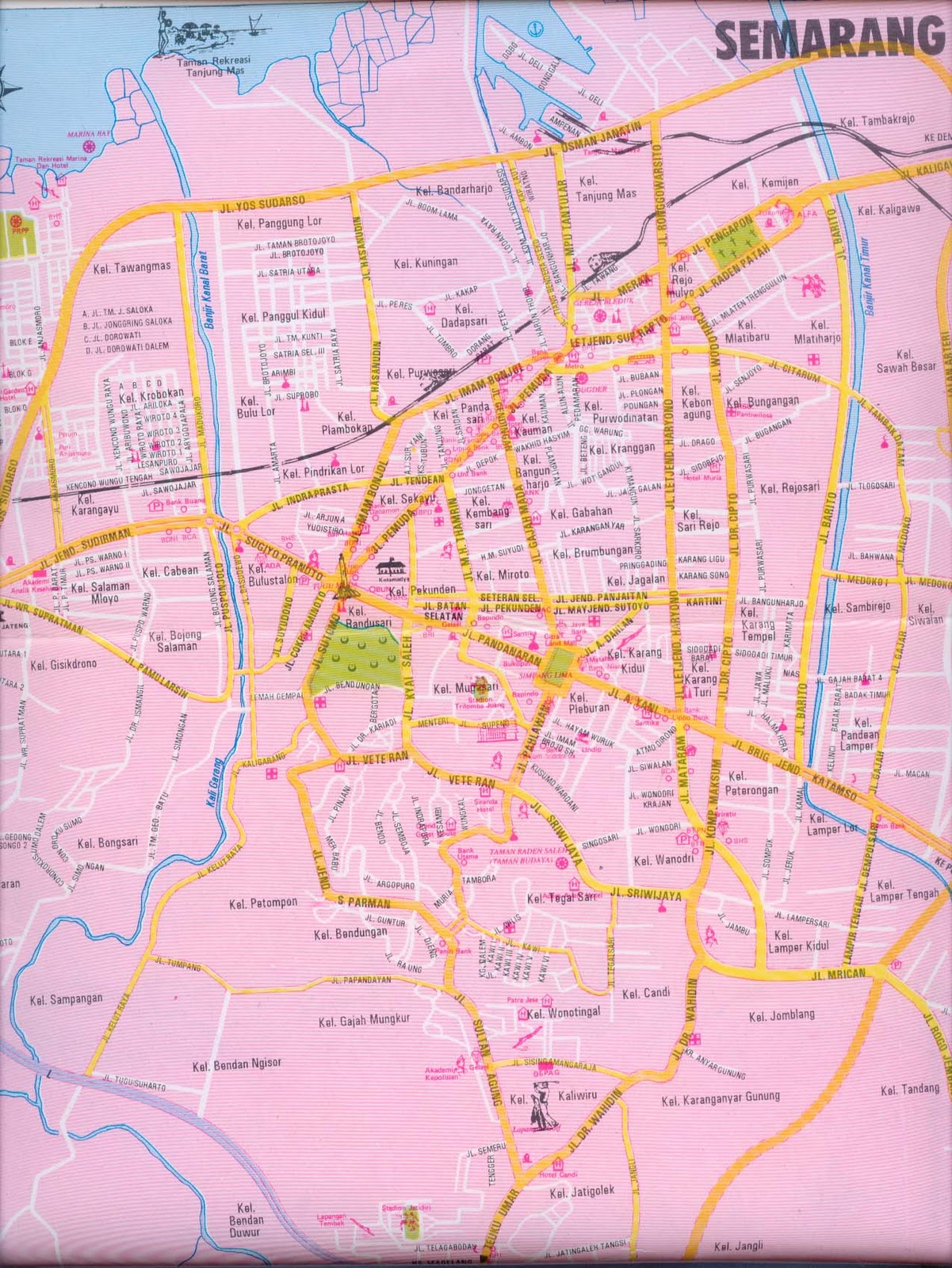 Semarang Map Indonesia Semarang Map Indonesia