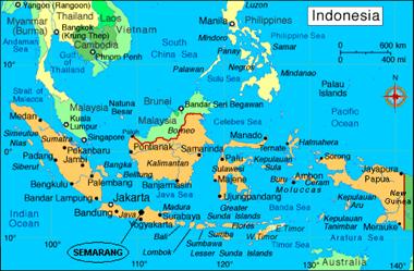 Semarang indonesia map