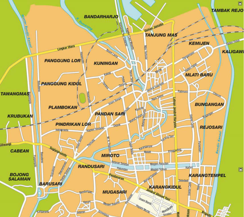 Semarang map