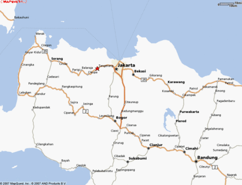 Tangerang Map Tangerang Map