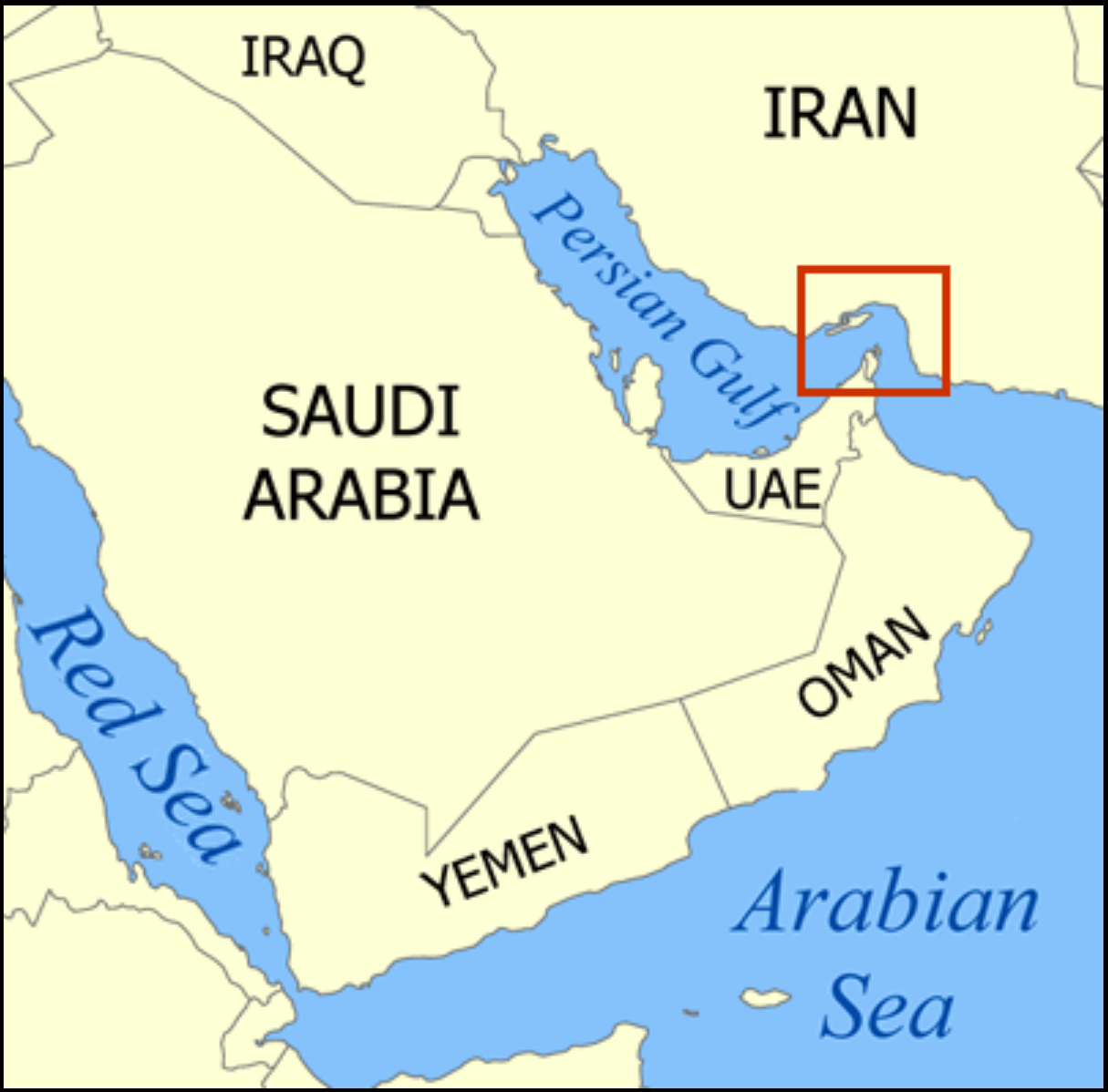 Which Countries Border the Strait of Hormuz