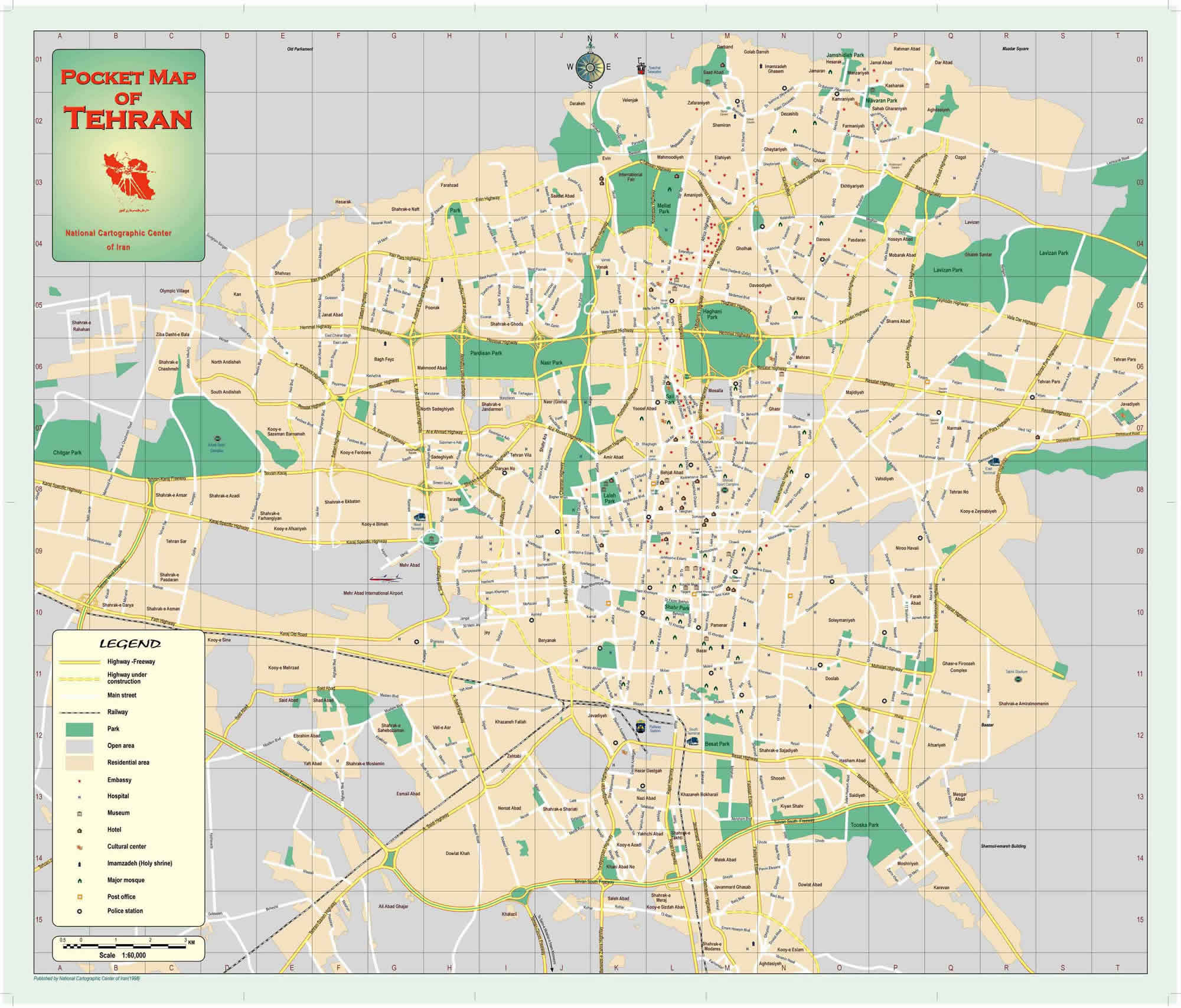 Tehran Map