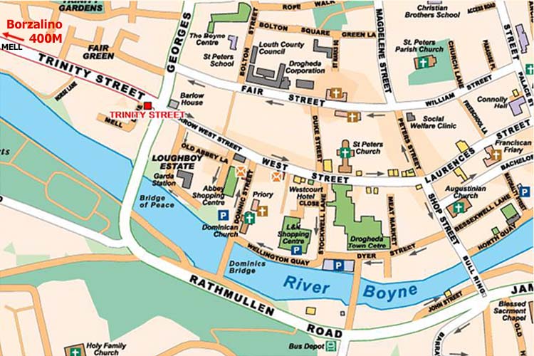 Drogheda Map