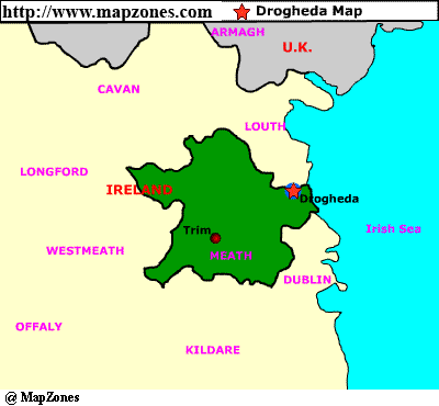drogheda city map