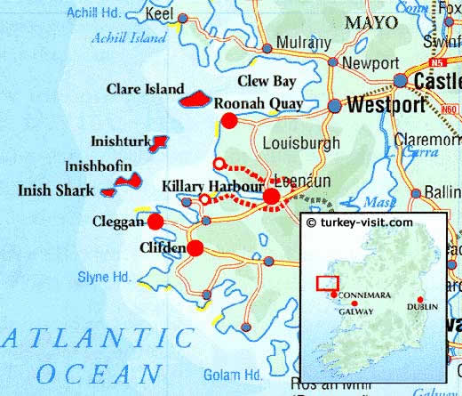 Galway area map
