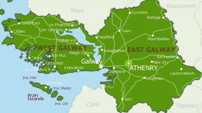 Galway County Map