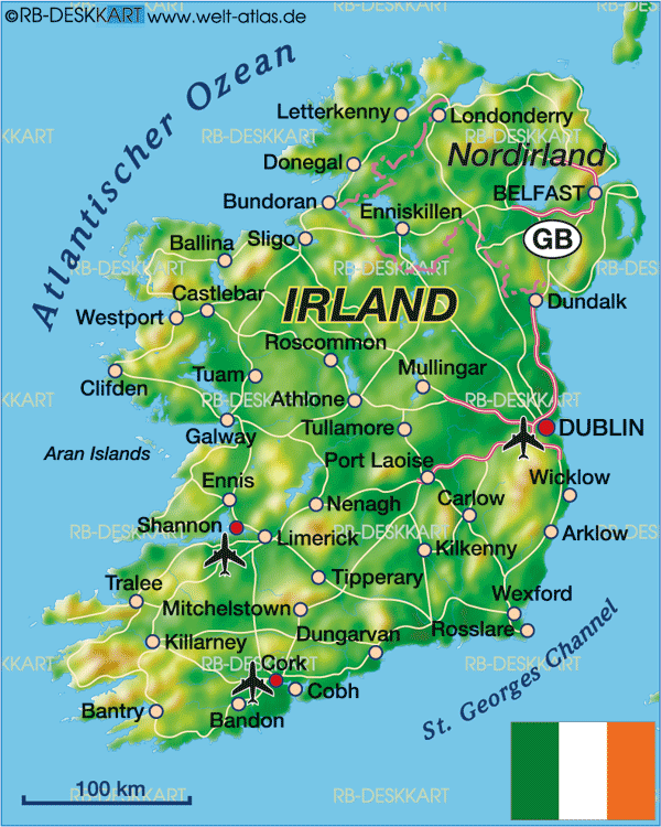 Wexford ireland map