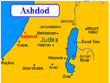 Ashdod Map - Israel