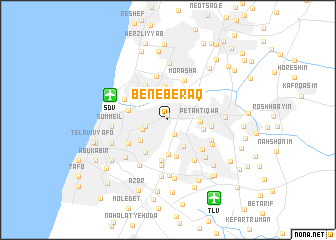 map Bene Beraq