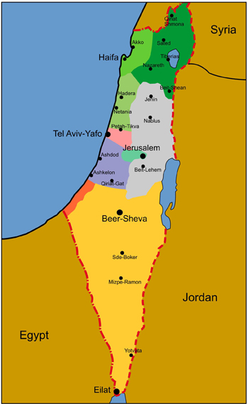 israel Petah Tiqwa map
