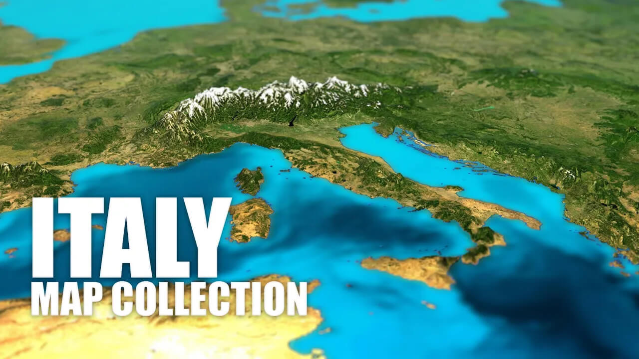 A collection of Italy maps