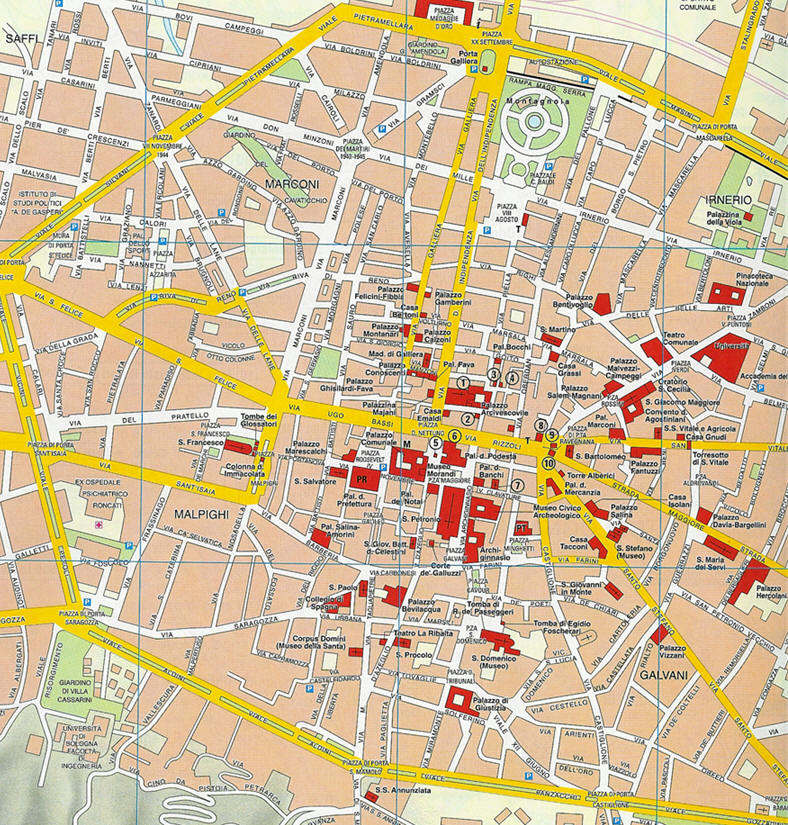 Bologna Map