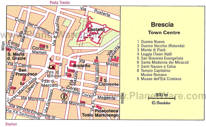 Brescia map