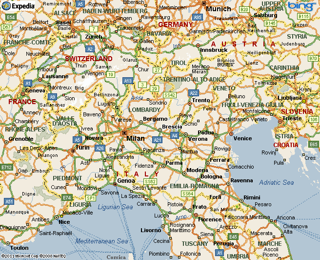 brescia regions map