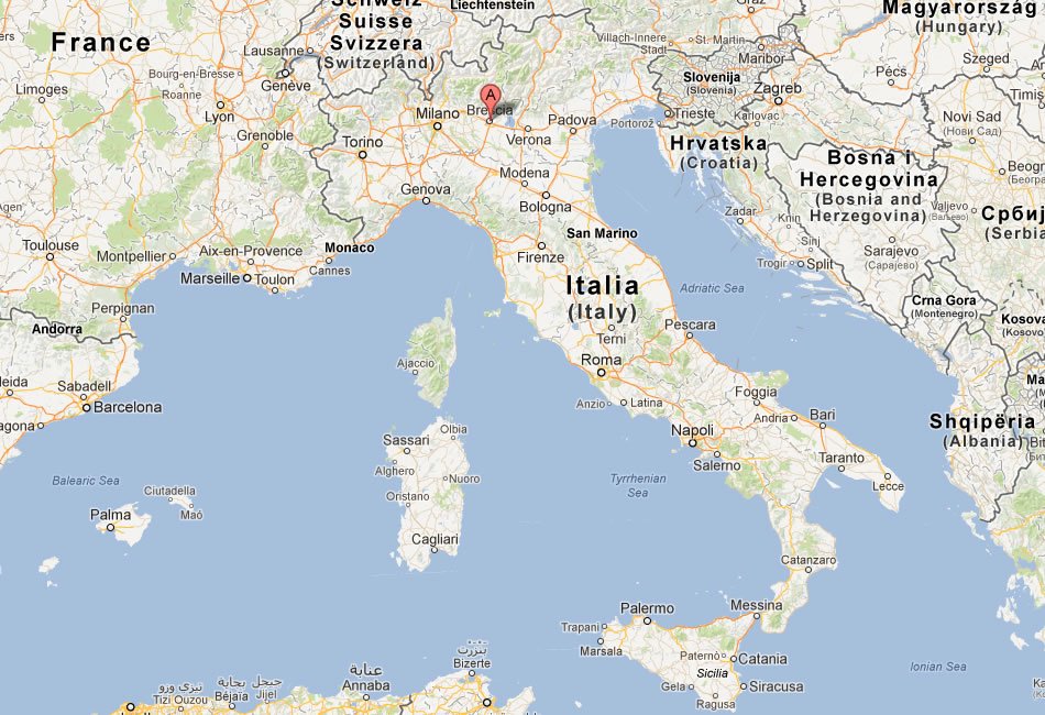 Brescia Map