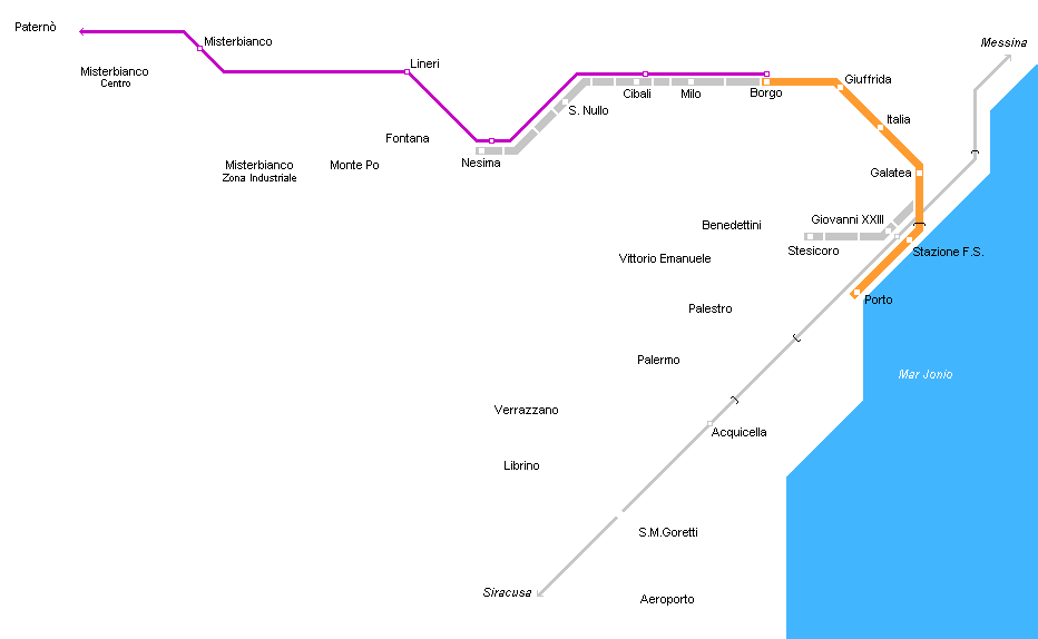 catania metro map